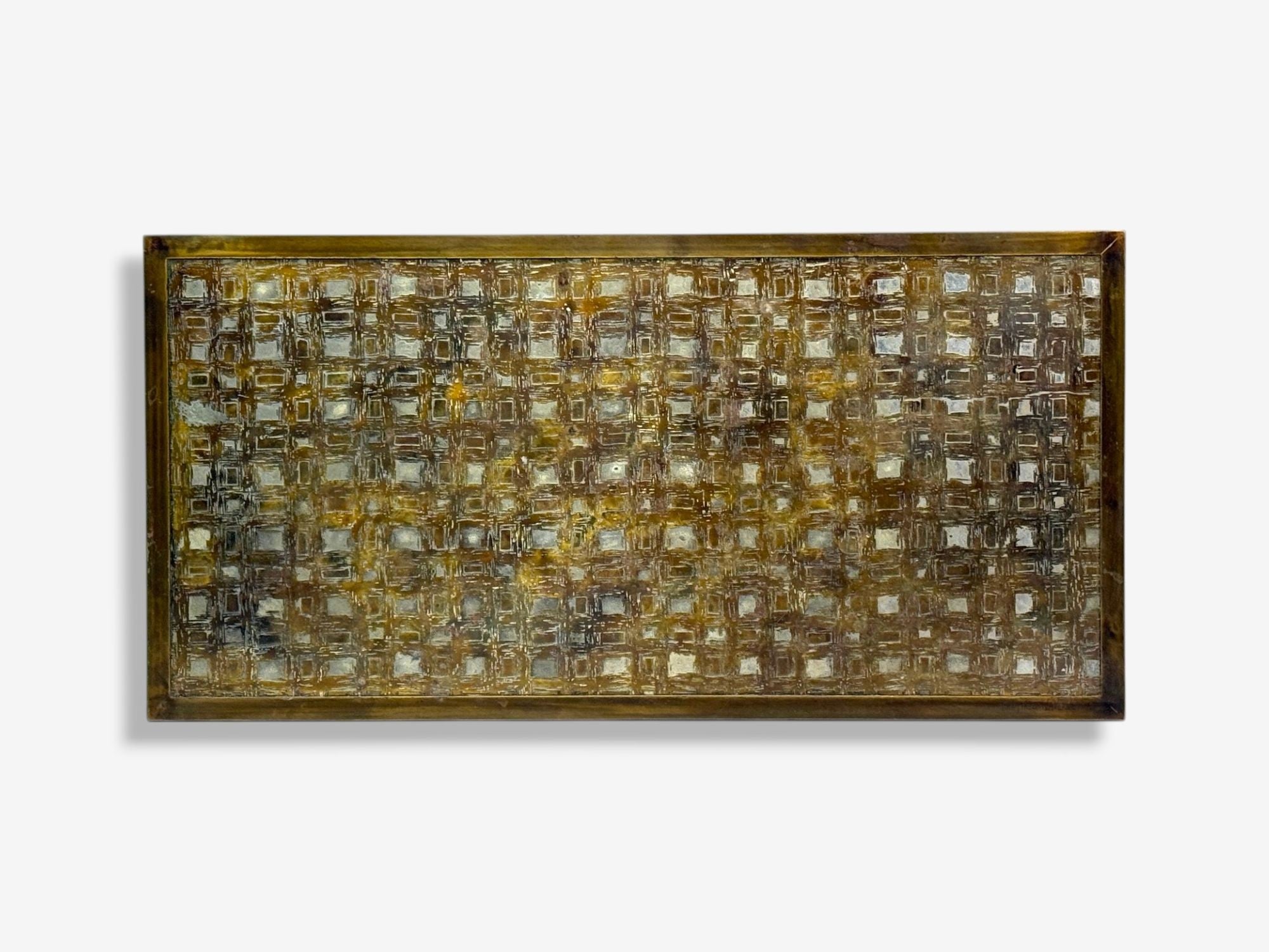 Philip & Kelvin LaVerne, Mid-Century, Etched Bronze Fantasia Coffee Table, 1960s