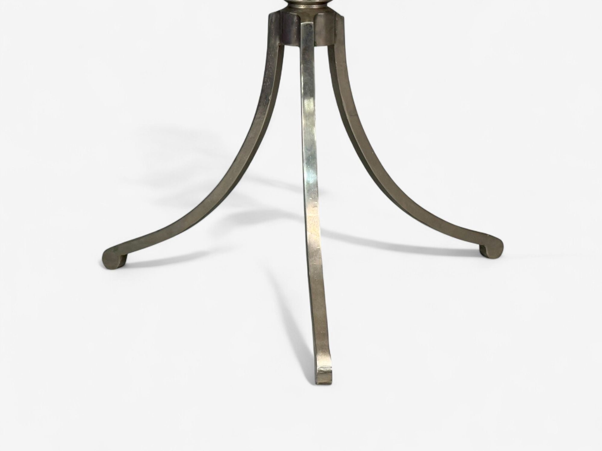 Neoclassical Style, Steel, Marble, End Tables, USA, 20th c.