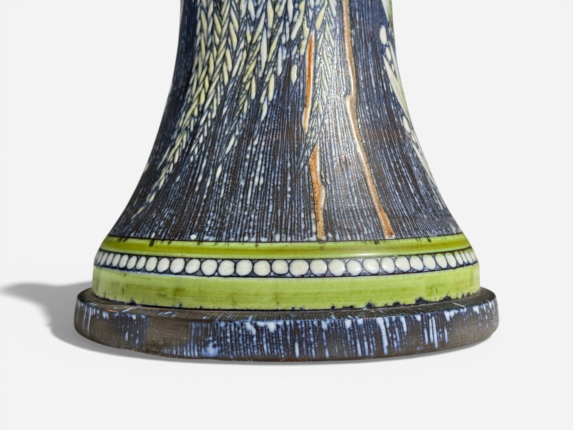 Alingsås Keramik, Large Table Lamp, Stoneware, Sweden, 1960s