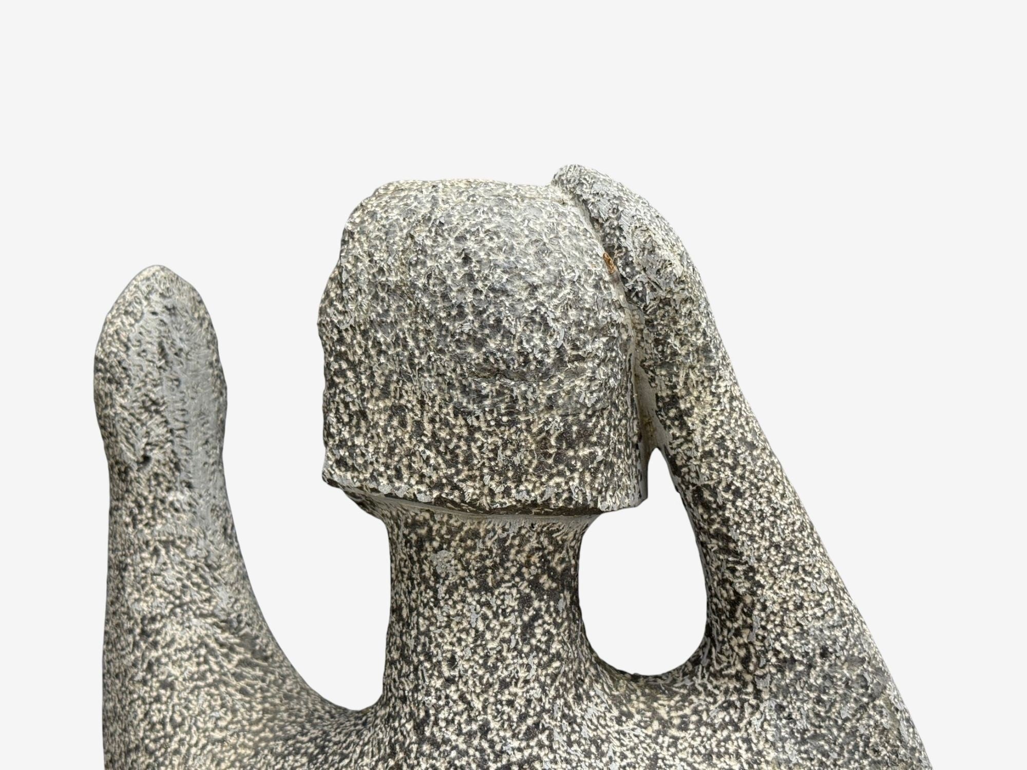 Organic Modern, Carved Stone, Nude Female Figure, USA, 1960s