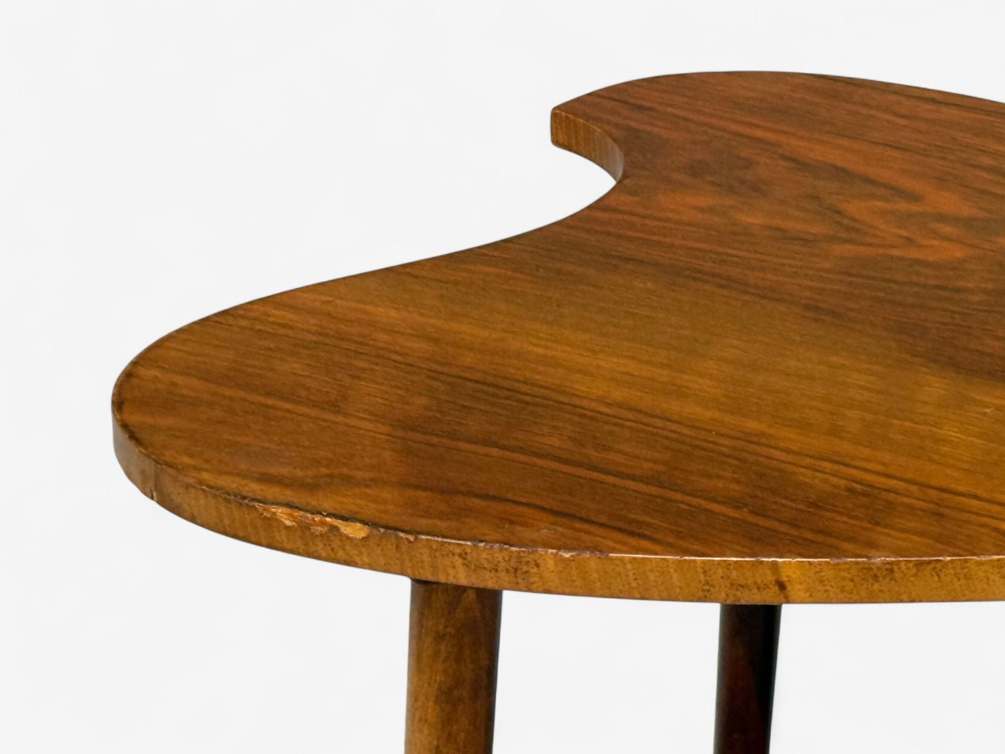 Danish Modern, Teak, Organic Form Side Table, Denmark, 1950s