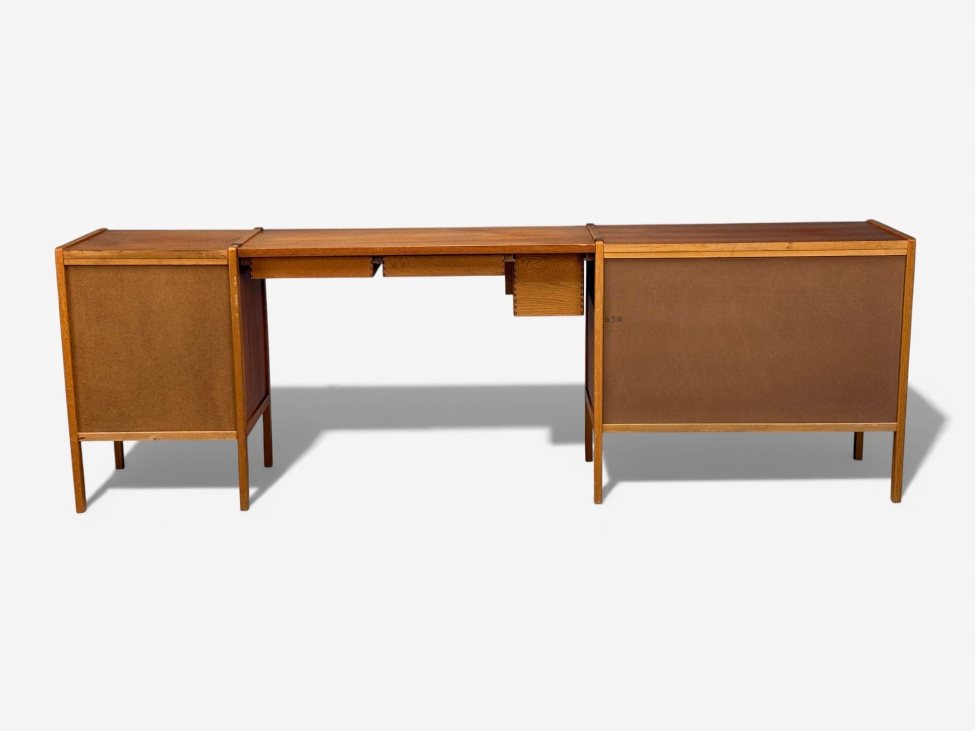 Bertil Fridhagen, Swedish Modern, Writing Desk or Vanity, Teak, Sweden, 1960s