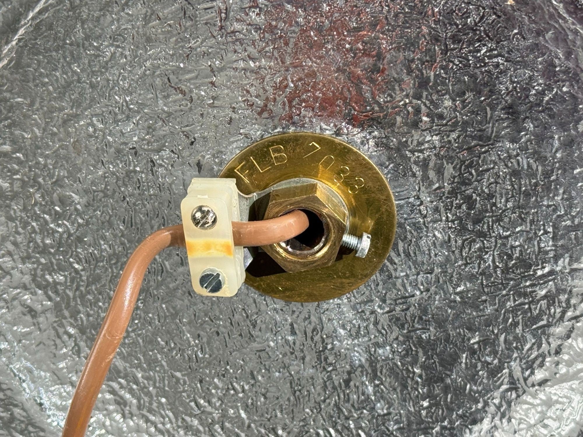 Falkenbergs Belysning, Floor Lamp, Leather, Glass, Sweden, 1960s