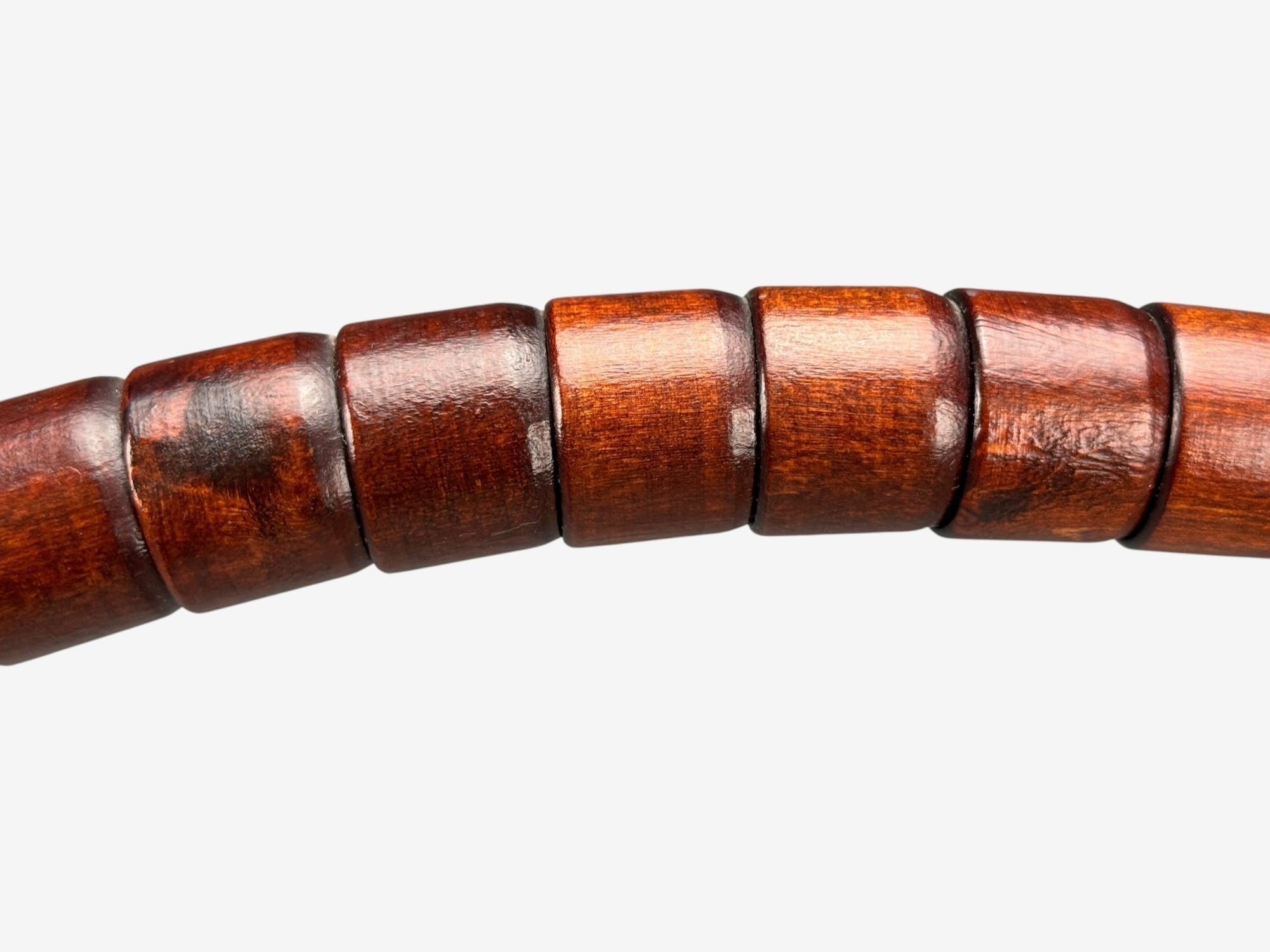 Markslöjd Attribution, Floor Lamp, Stained Wood, Fabric, Sweden, 1970s