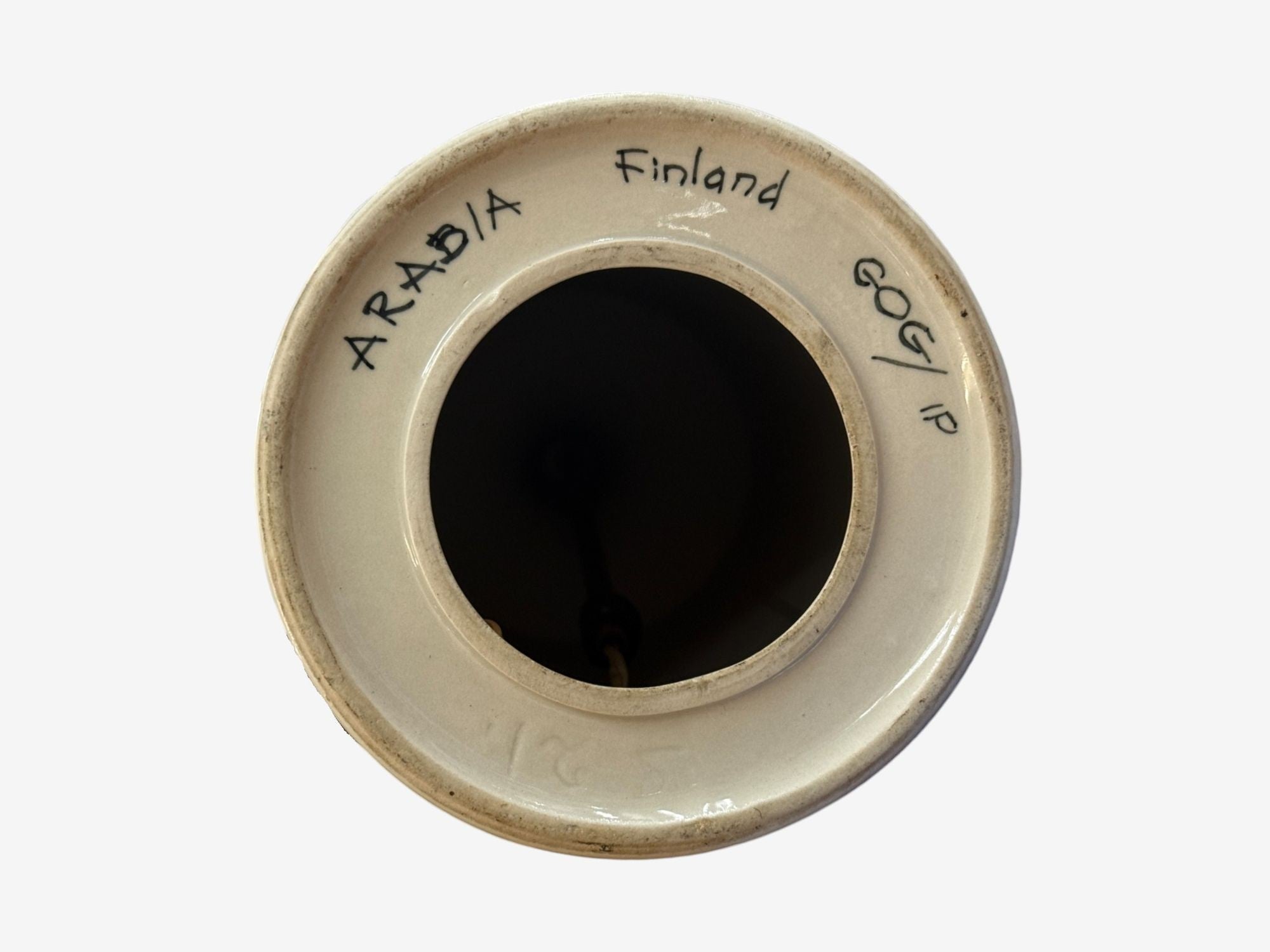 Gunvor Olin-Grönqvist, Glazed Ceramic, Large Table Lamp, Finland, 1960s