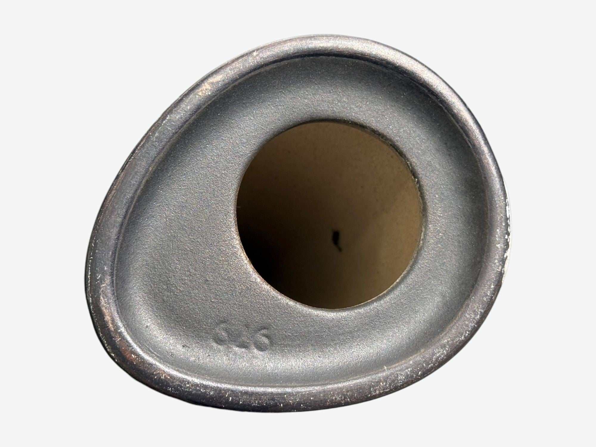 Søholm Stentoj, Table Lamp, Black Stoneware, Denmark, 1950s