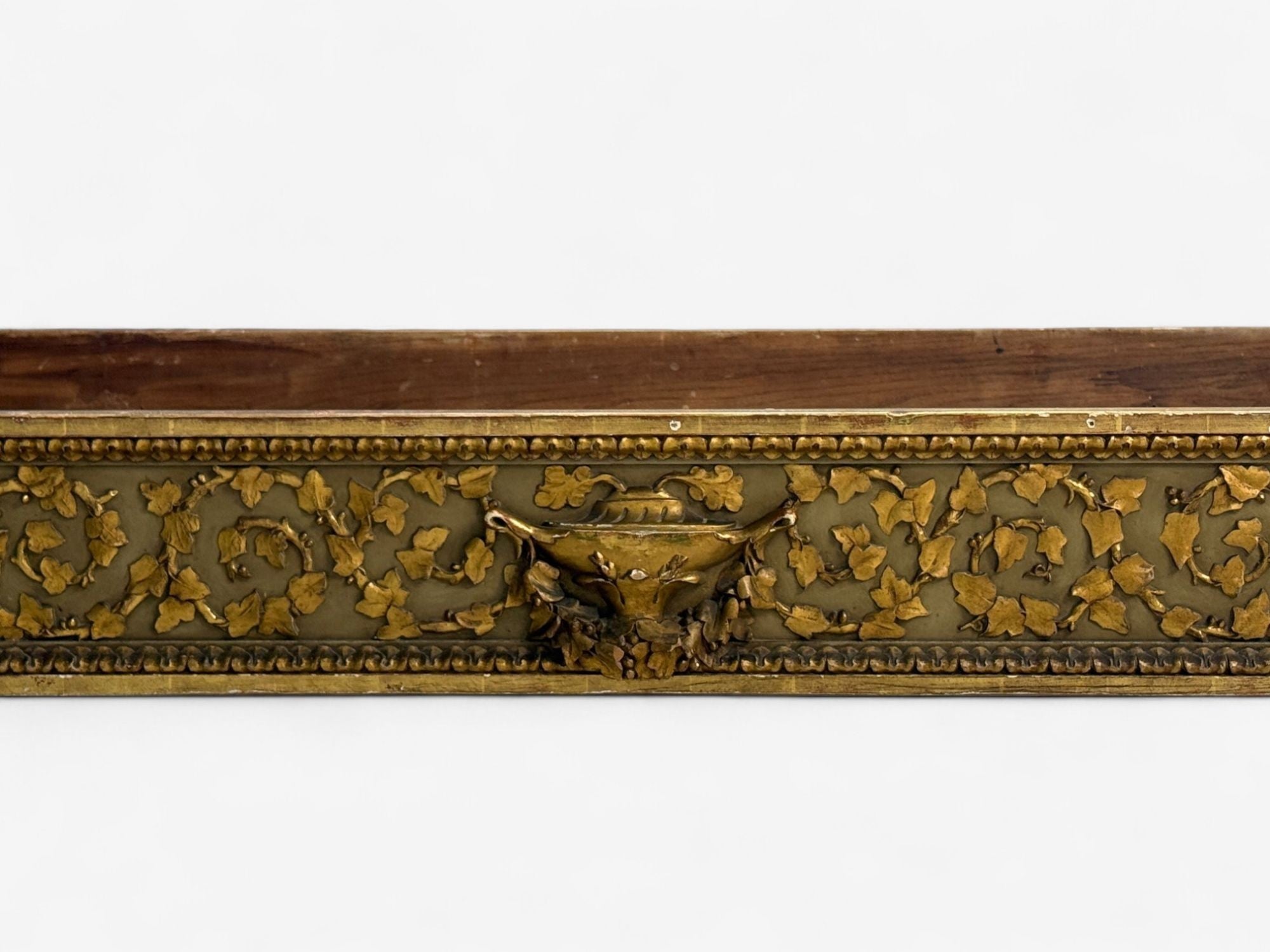 Neoclassical, Clayed Gilt, Carved Wood, Twin Bedframe, France, 1900s