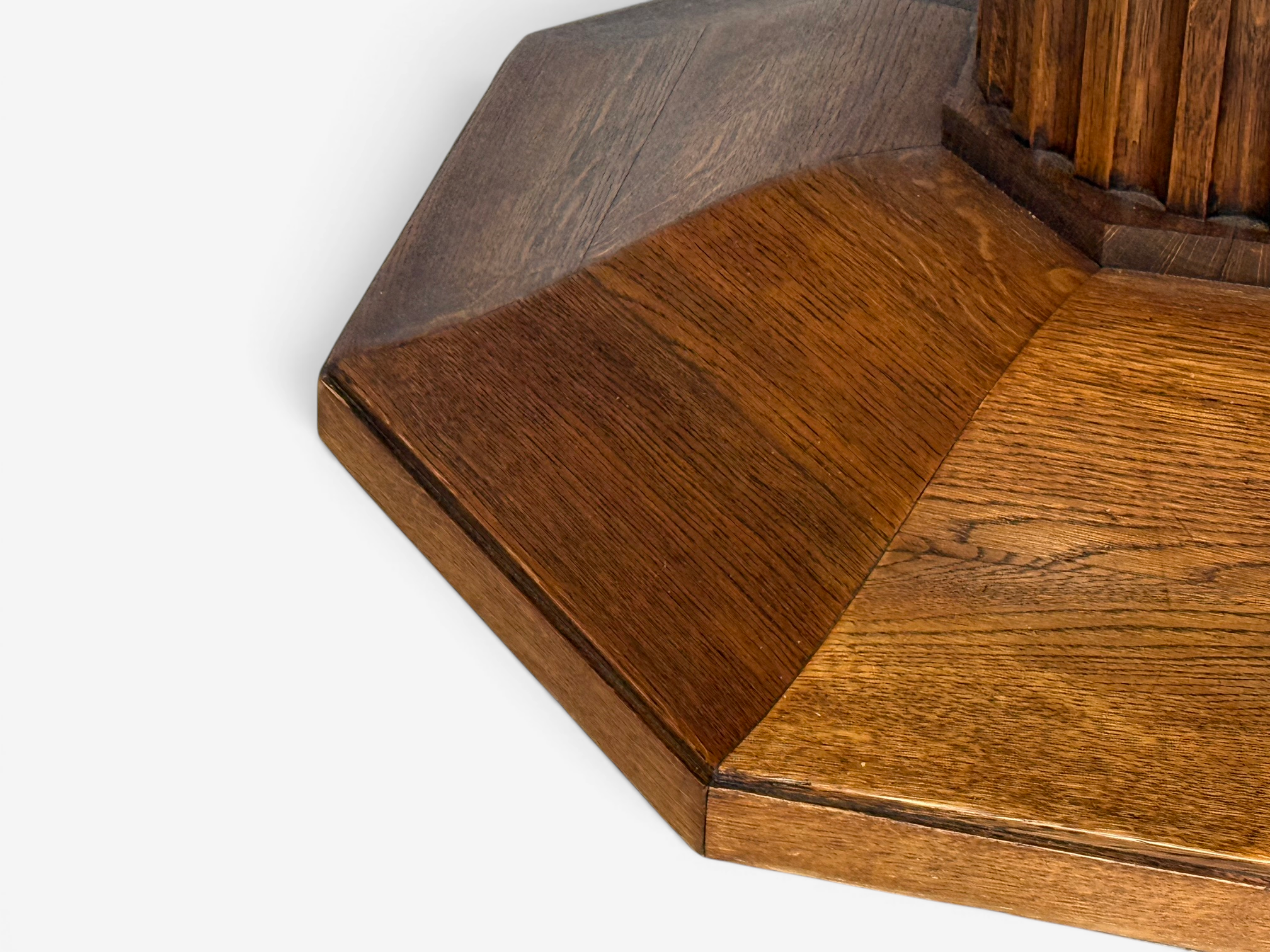Josef Seiler, Rare Expanding Dining Table, Oak, Germany, 1920s