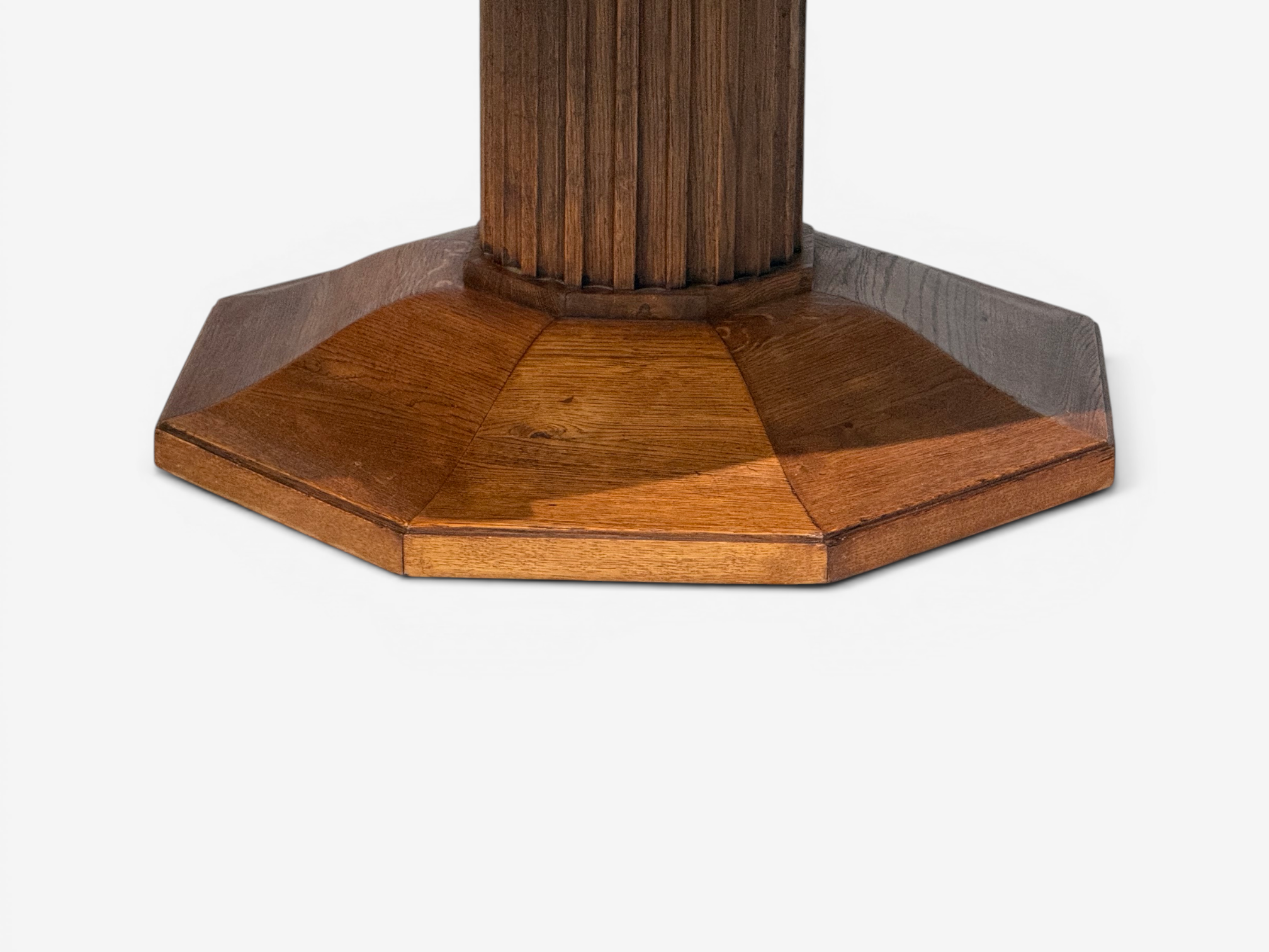 Josef Seiler, Rare Expanding Dining Table, Oak, Germany, 1920s