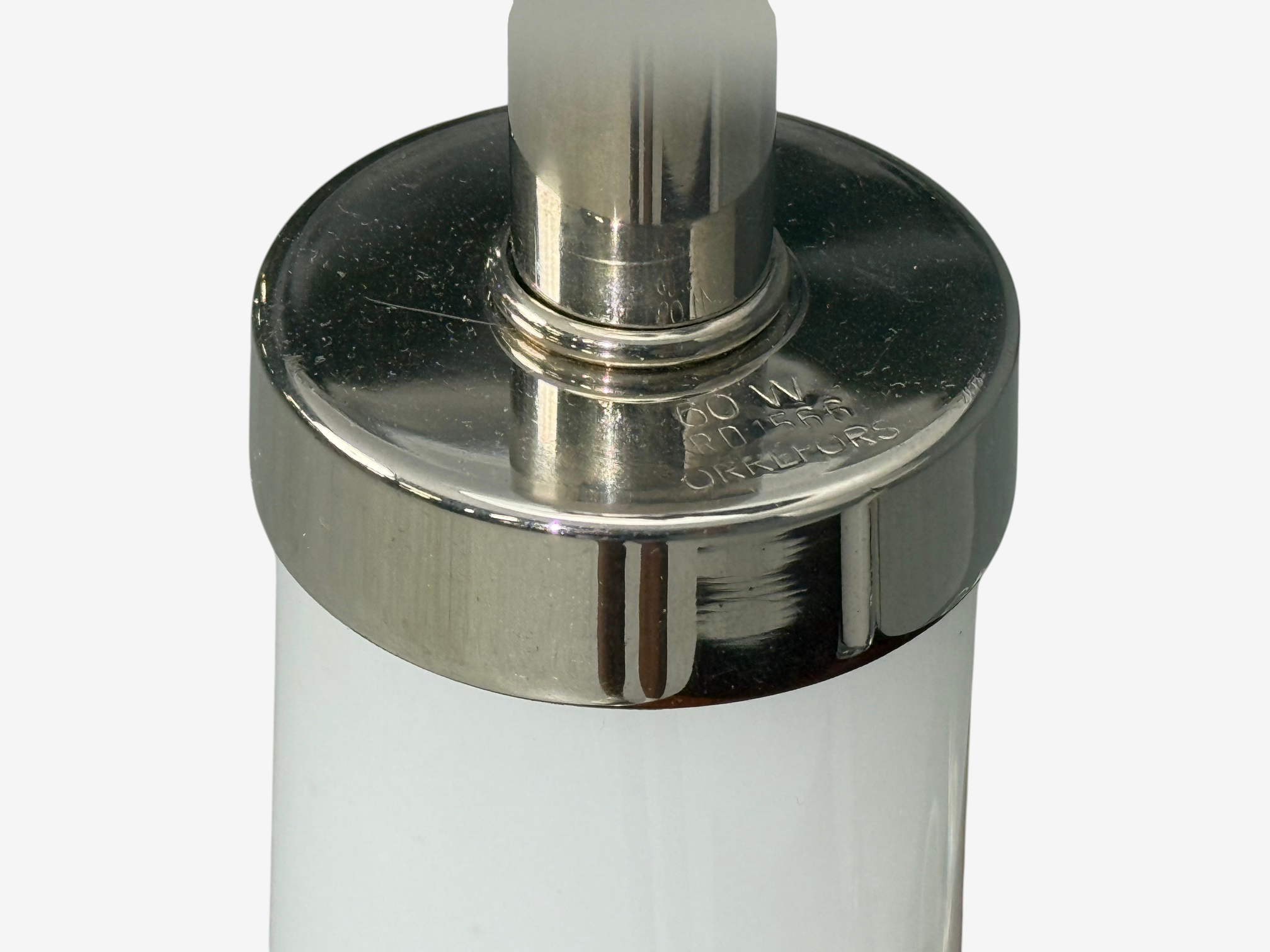 Carl Fagerlund, Swedish Modern, Table Lamps, White Glass, Sweden, 1960s