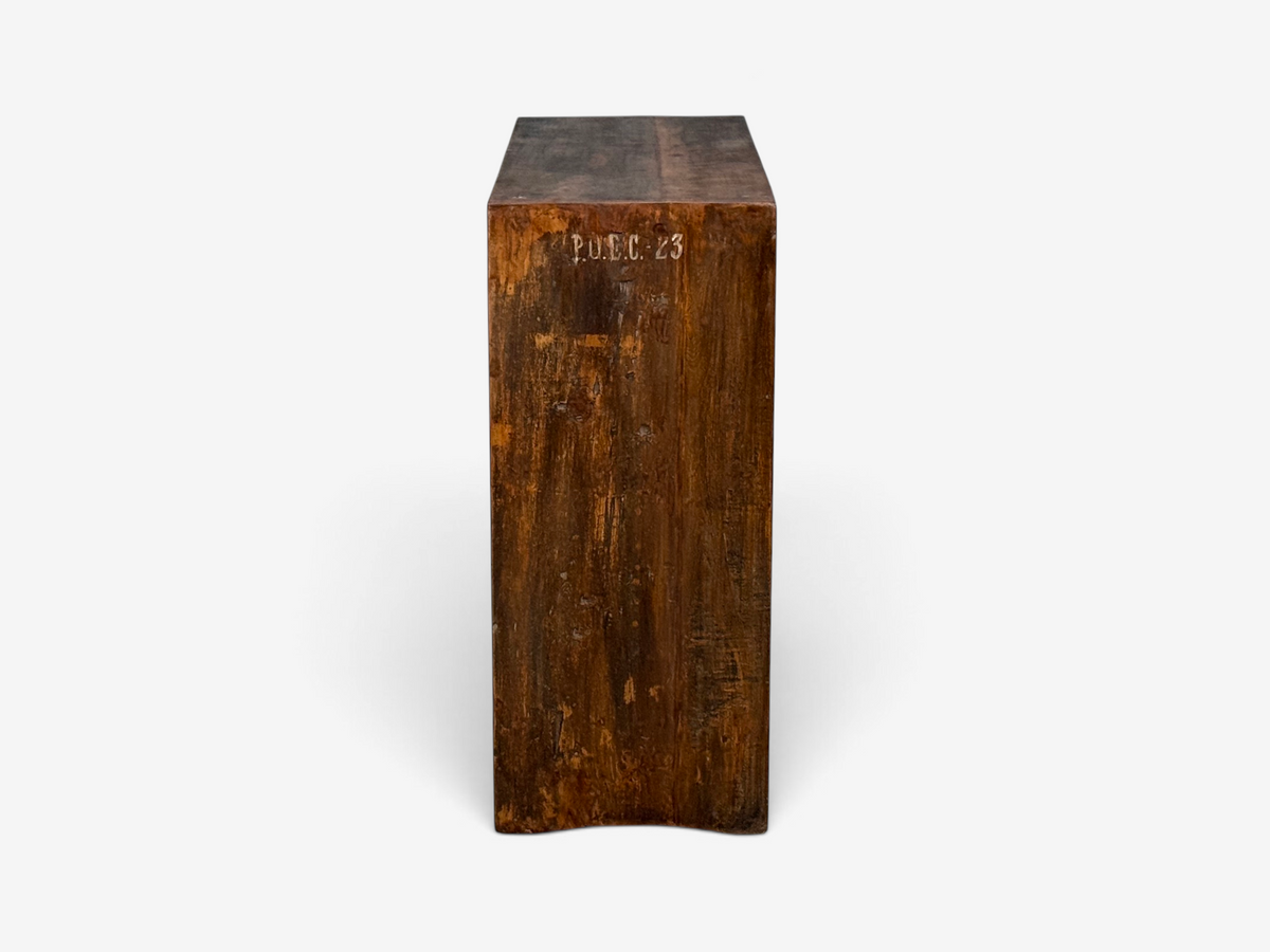 Pierre Jeanneret, 5-Hole File Rack or Bookcase, Teak, Chandigarh, 1960s