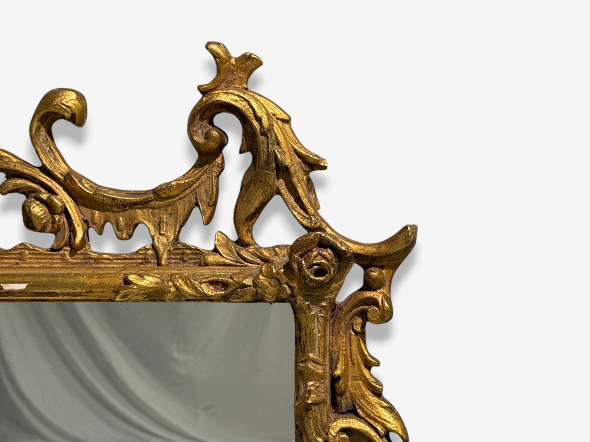 Friedman Brothers, Large Ornate Wall Mirror, Giltwood, Mirror, USA, 1950s
