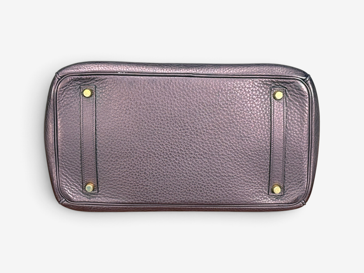 Hermès, Birkin Retourne 35, Taurillon Clemence Leather, Gold Hardware, France, 2003