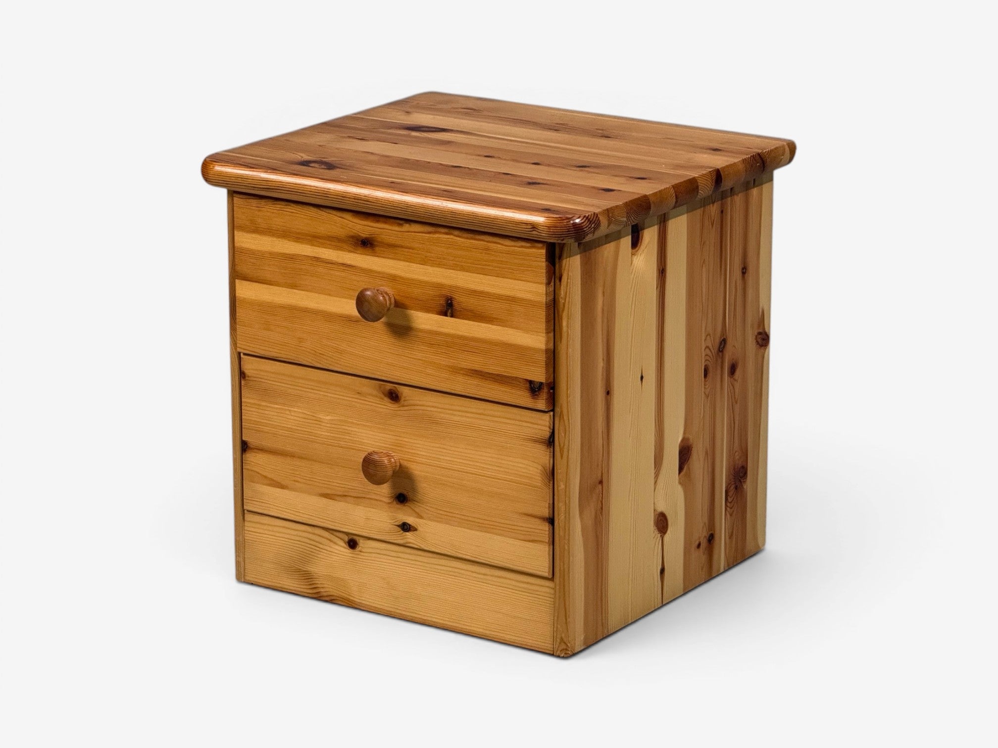 Swedish Modern, Nightstands, Pine, Sweden, 1970s
