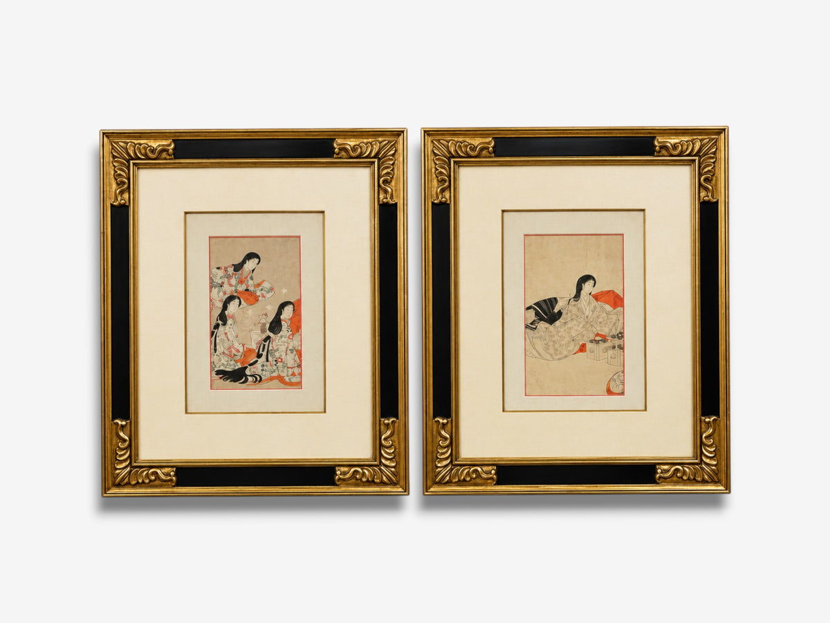 Toyohara Chikanobu, Signed Japanese Woodblock Prints, Japan, 1890s