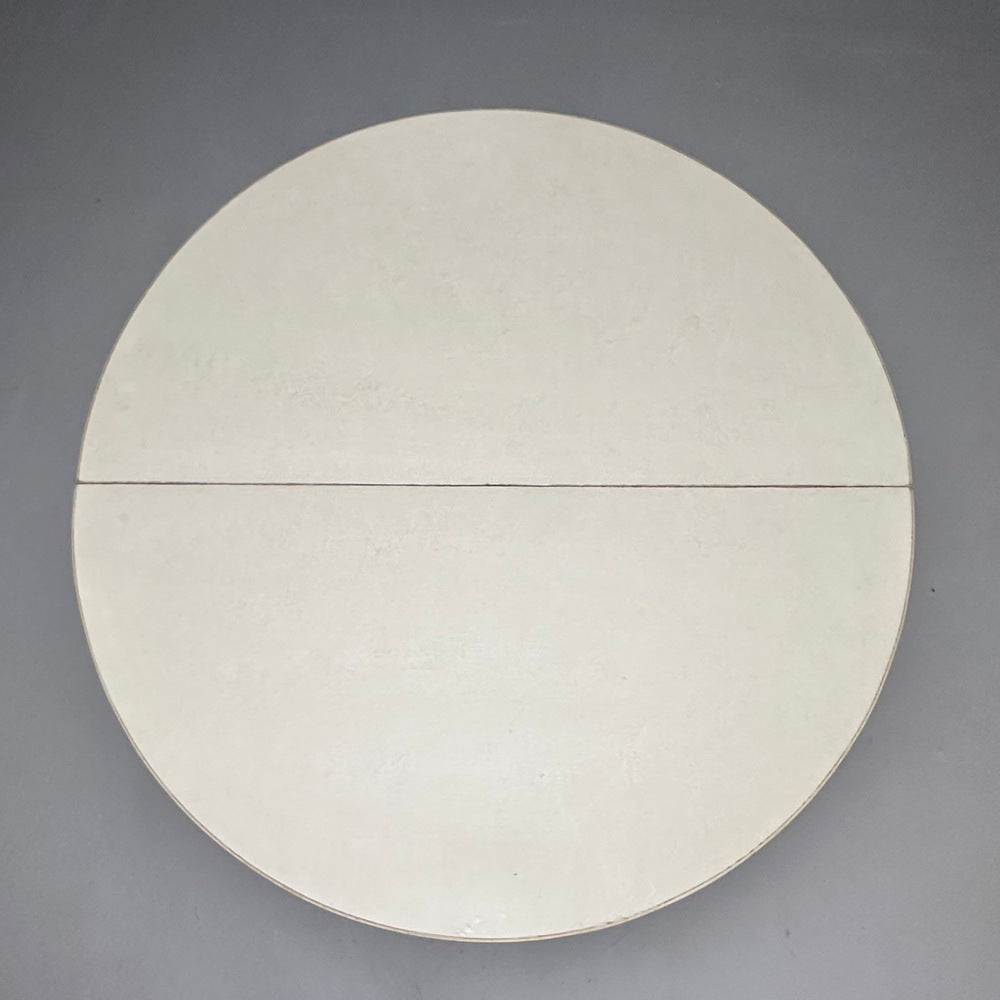 Gustavian, Swedish Dining Table, Gray Paint Distressed, Sweden, 1970s
