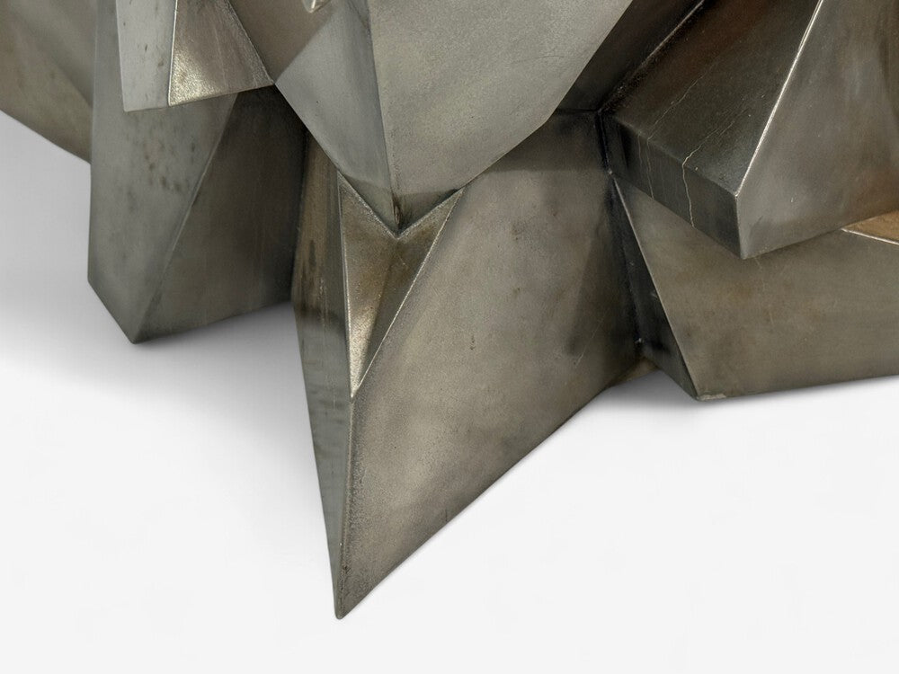 Modernist, Steel, Geometric Dining Table Base, USA, 21st c.