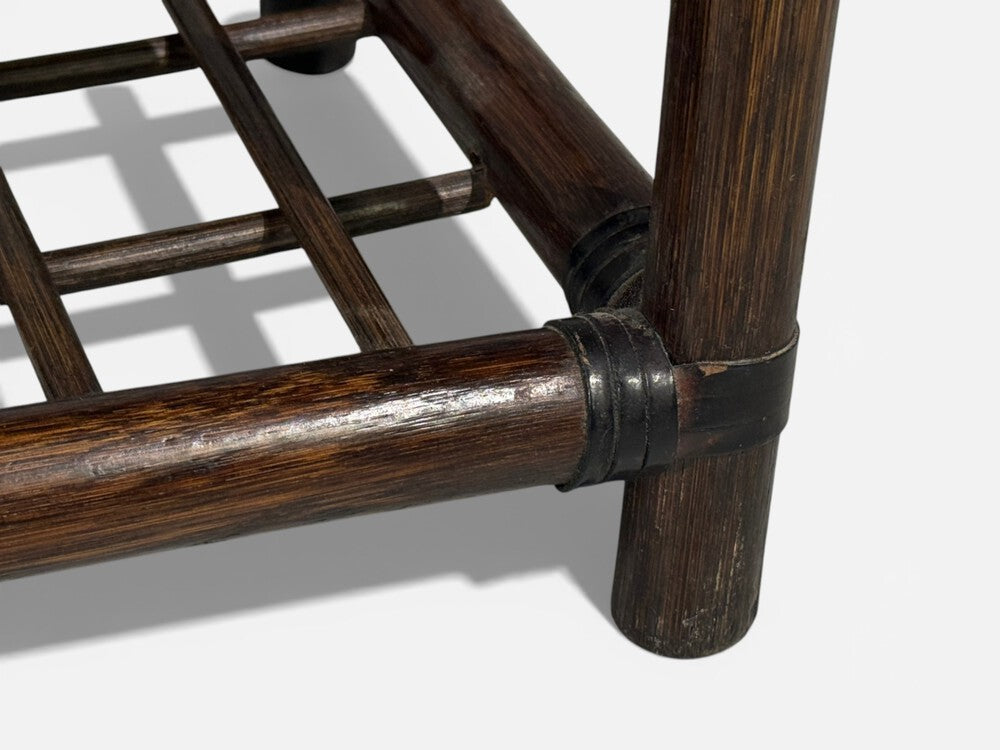 American Modern, Nightstands, Wood, Cane, USA, 1980s