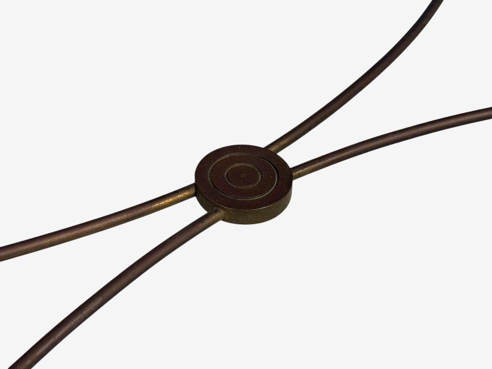 Neoclassical, Coffee Table, Travertine, Wood, Bronze, USA, 1960s