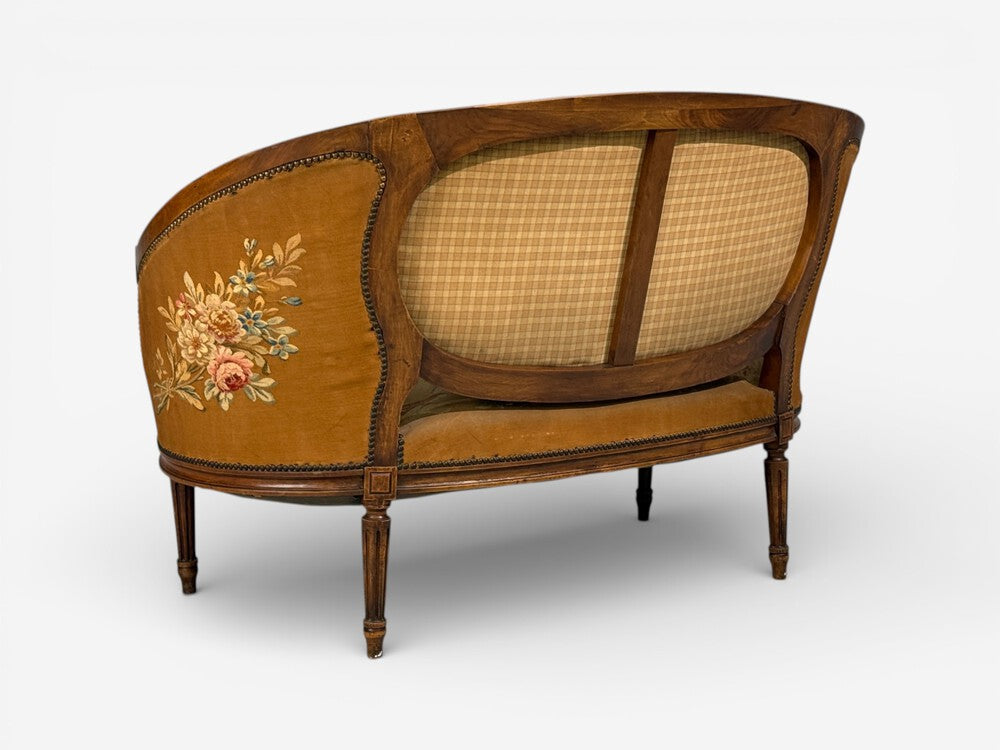 Louis XVI Style, Salon Suite, Tapestry, Walnut, France, 20th c.