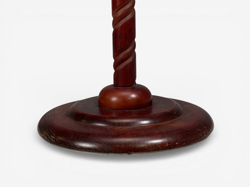 Markslöjd, Floor Lamp, Wood, Metal, Fabric, Sweden, 1970s