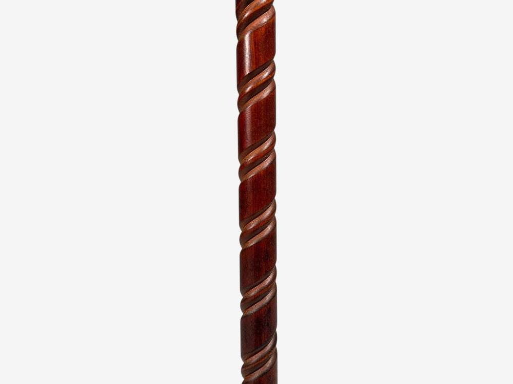 Markslöjd, Floor Lamp, Wood, Metal, Fabric, Sweden, 1970s