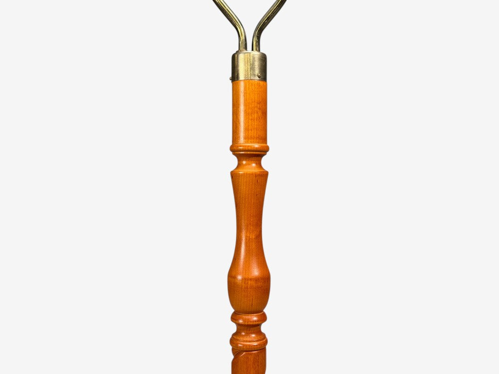 Markslöjd, Floor Lamp, Light Wood, Metal, Fabric, Sweden, 1990s