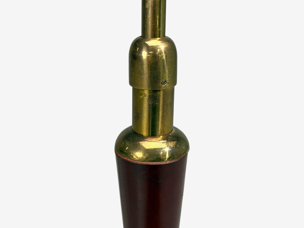 Josef Frank, Model 1842 Floor Lamp, Mahogany, Brass, Sweden, 1950s