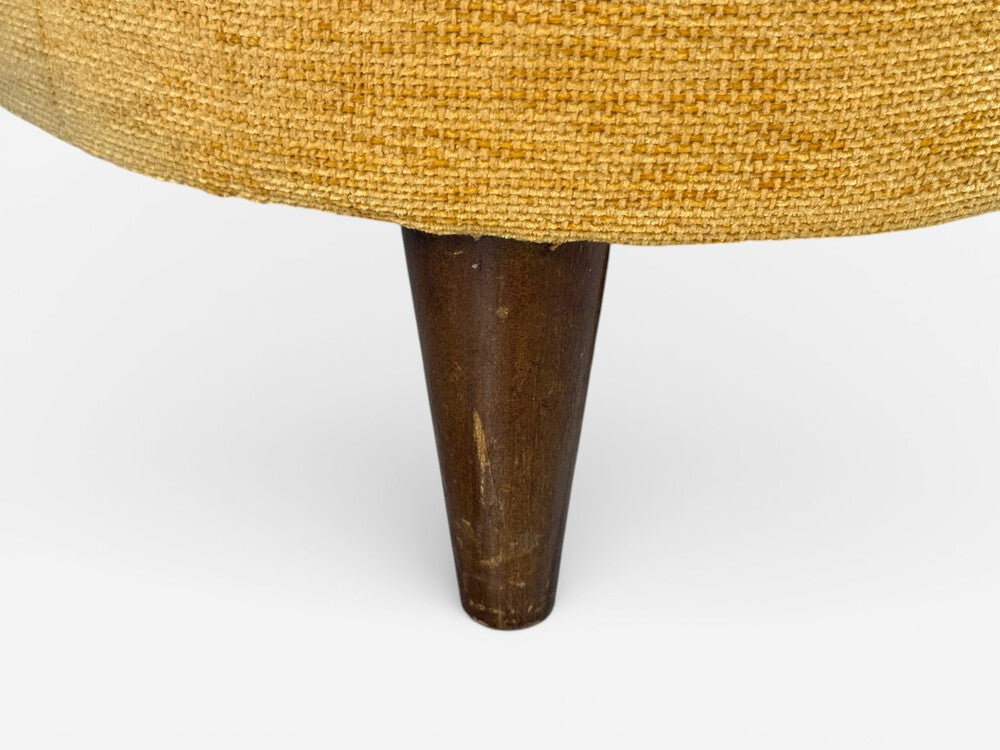 Finnish Modern, Settee or Sofa, Fabric, Wood, Finland, 1940s