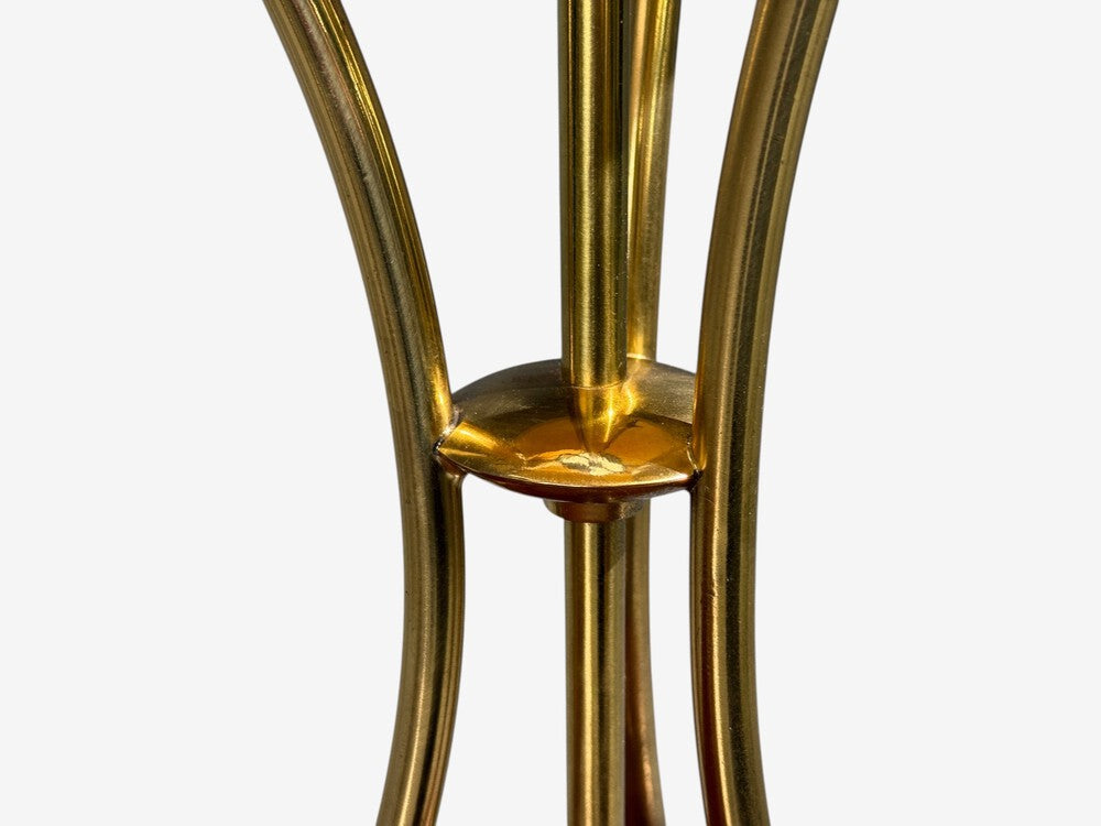 Maison Jansen Style, Arrow Motif Table Lamps, Bronze, France, 1970s