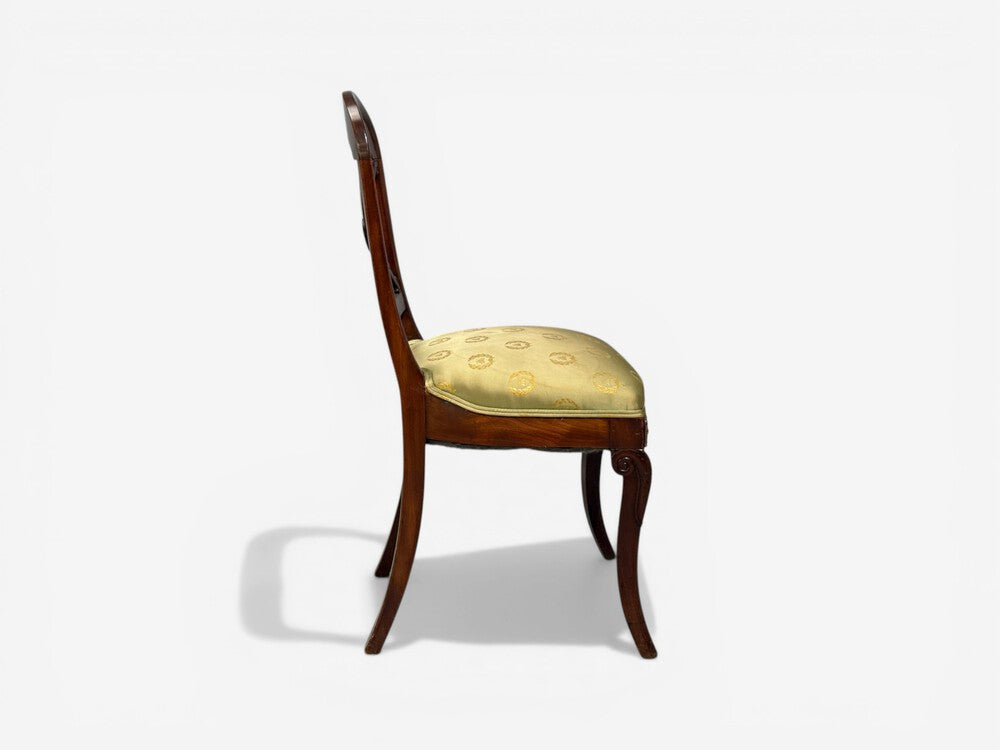 Guillaume Grohé, Kidney Shaped Desk and Chair, Leather, Bronze, France, 19th c.