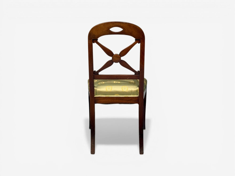 Guillaume Grohé, Kidney Shaped Desk and Chair, Leather, Bronze, France, 19th c.