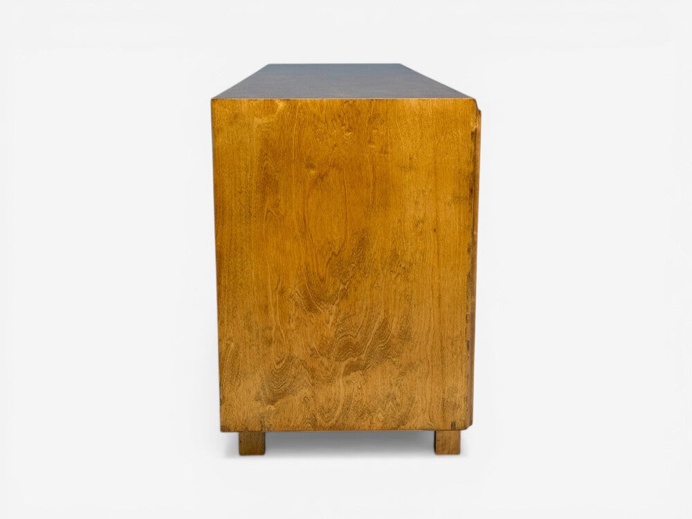 Edmond J Spence, Dresser, Burled Maple, Bentwood, Sweden, 1960s