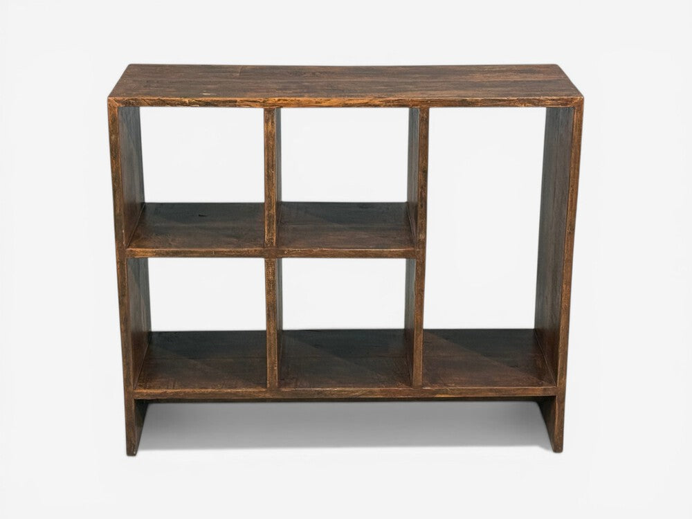 Pierre Jeanneret, 5-Hole File Rack or Bookcase, Teak, Chandigarh, 1960s