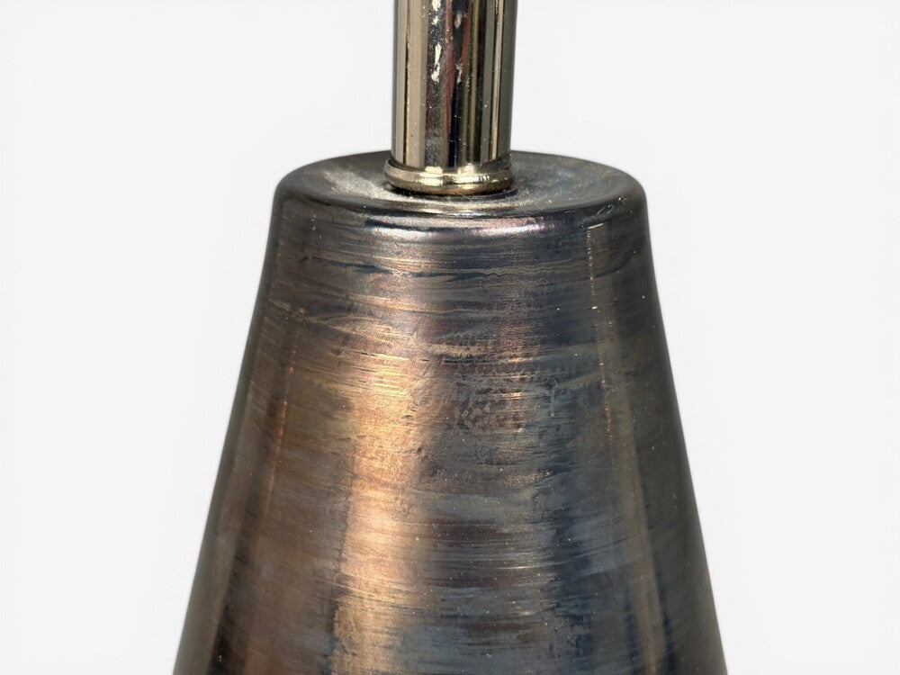 Modern Table Lamps, Distressed Bronze Glass Finish, Lucite, USA, 21st c.