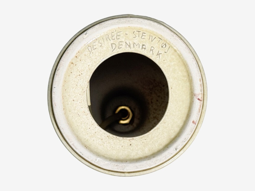 Desiree Stentöj, Table Lamp, Brown Stoneware, Denmark, 1960s