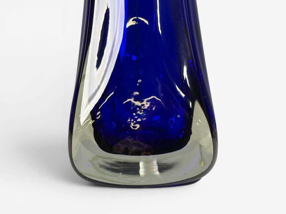 Alberto Donà, Table Lamps, Blue Murano Glass, Italy, 1995