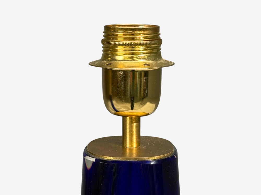 Alberto Donà, Table Lamps, Blue Murano Glass, Italy, 1995