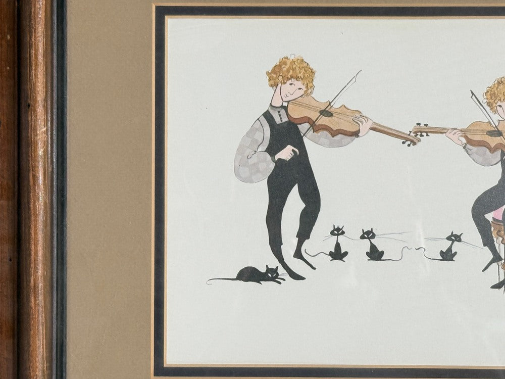 P. Buckley Moss, Framed Folksy Artwork Print, USA, 1979