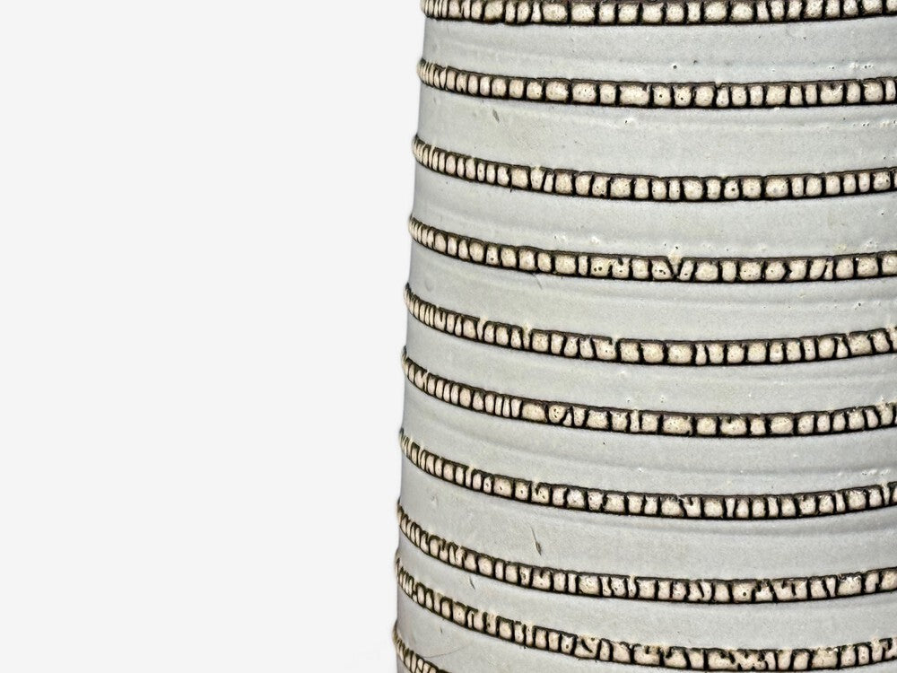 Gordon & Jane Martz, Large Table Lamp, Light Grey Ceramic, USA, 1960s