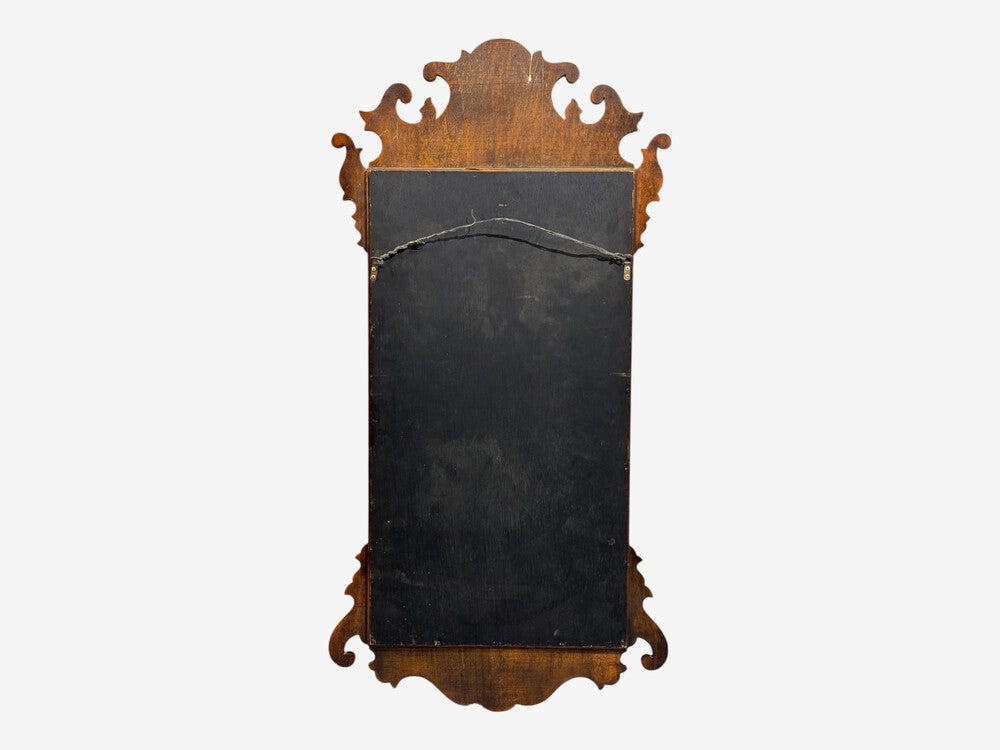 Chippendale, Wall Mirror, Mahogany, Beveled Glass, UK, 20th c.