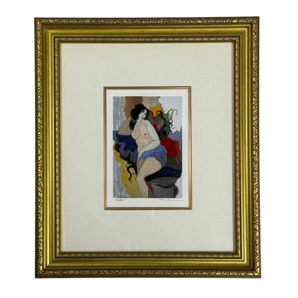 Itzchak Tarkay, Figural Nude Color Serigraph, Signed and Numbered, 2000s