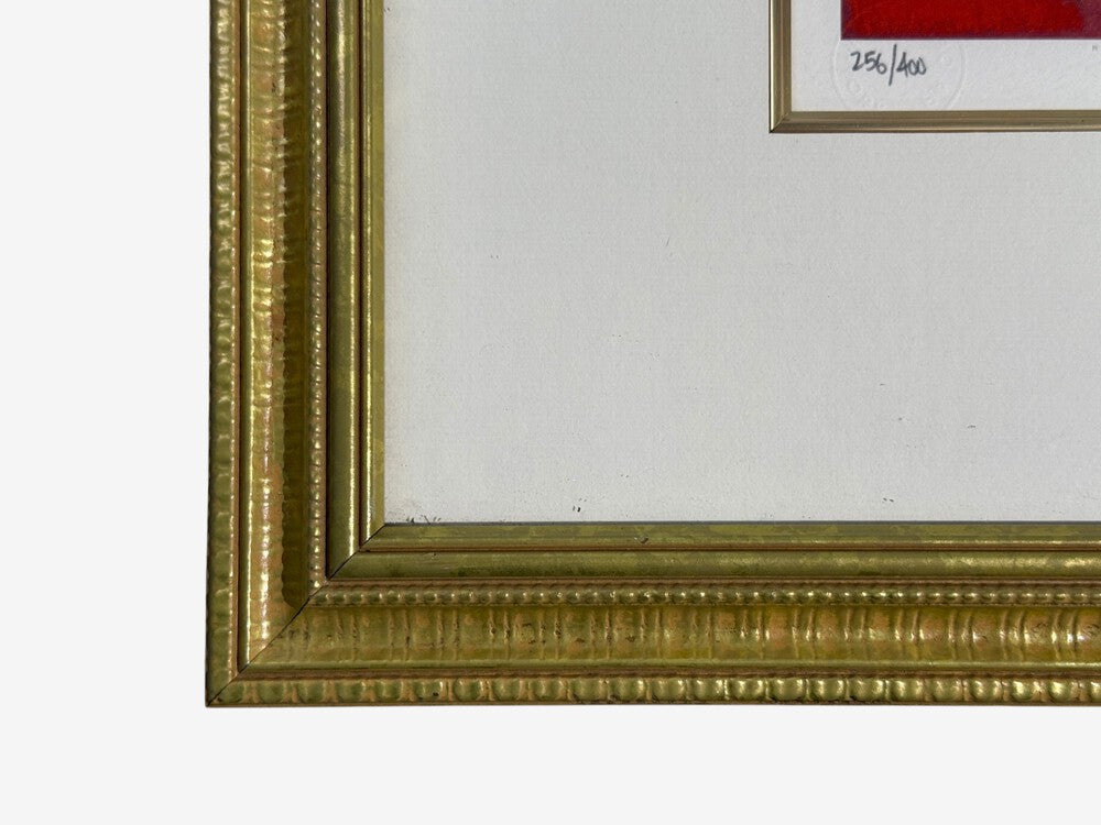 Itzchak Tarkay, Limited Edition Framed Clown Lithograph, Signed and Dated, 2000s