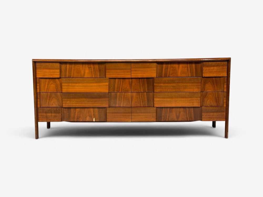 Edmond J. Spence, Sculptural Dresser, Walnut, Sweden, 1950s