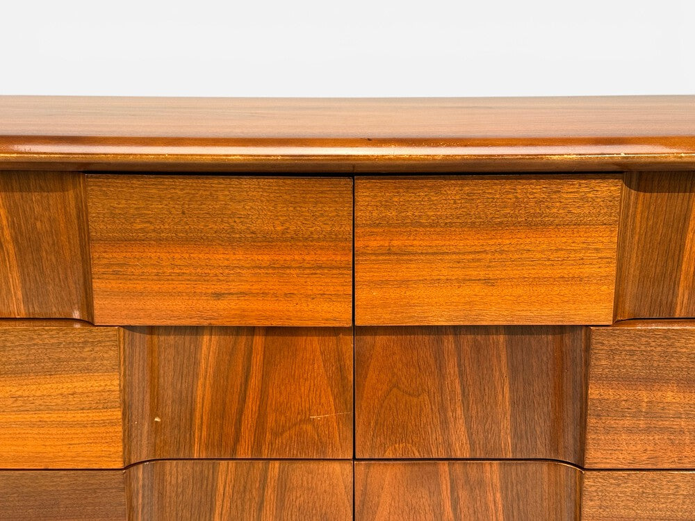 Edmond J. Spence, Sculptural Dresser, Walnut, Sweden, 1950s