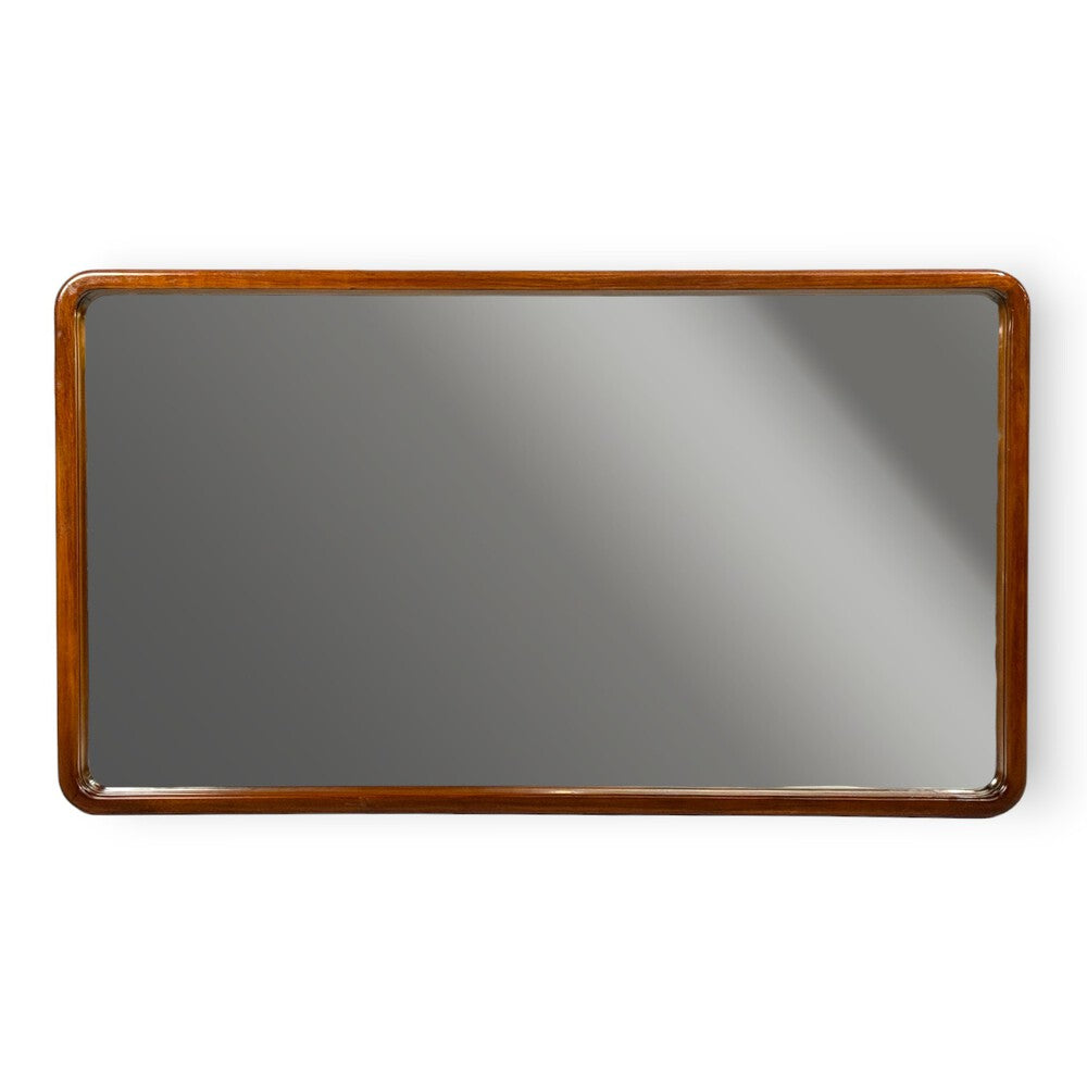 Edmond J. Spence, Large Wall Mirror, Walnut, Sweden, 1950s
