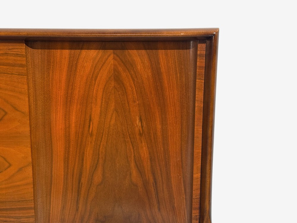Edmond J. Spence, King Size Headboard, Walnut, Sweden, 1950s