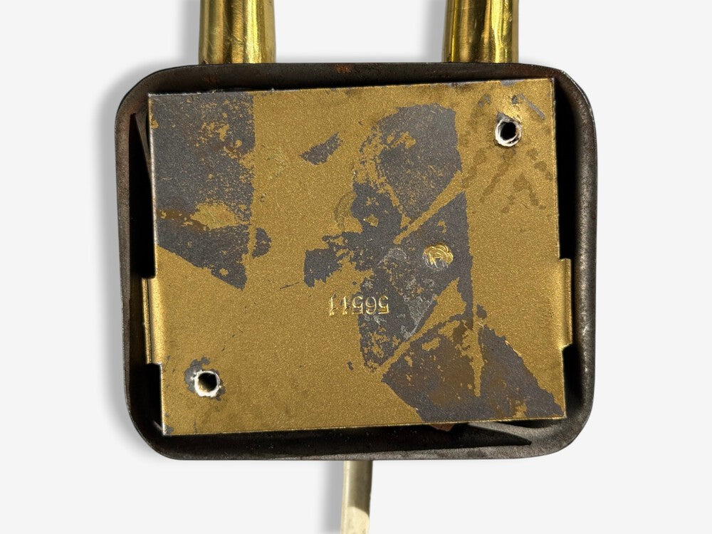 Upsala Armaturfabrik, Adjustable Wall Sconce, Black Metal, Brass, Sweden, 1960s