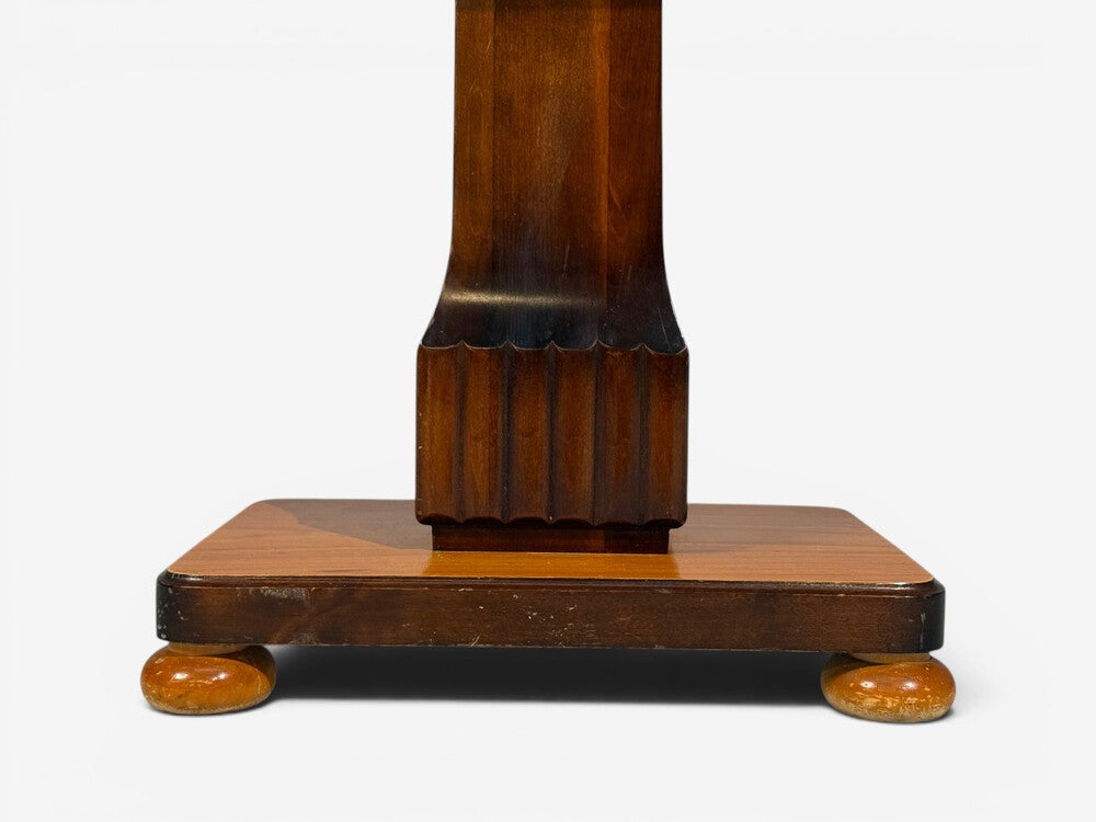 Swedish Art Deco, Inlaid Side Table, Stained Wood, Sweden, 1930s