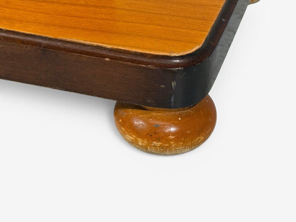 Swedish Art Deco, Inlaid Side Table, Stained Wood, Sweden, 1930s